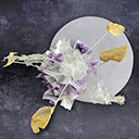 With LOVE Valentinstag Torte Anschnitt