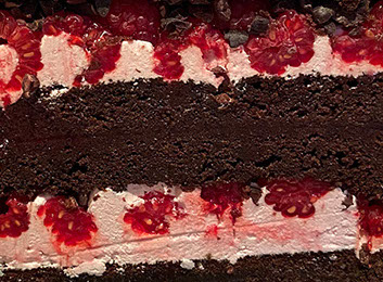 Schokoladentorte Anschnitt