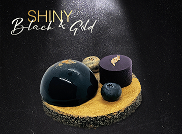 Finaltörtchen SHINY—Black & Gold