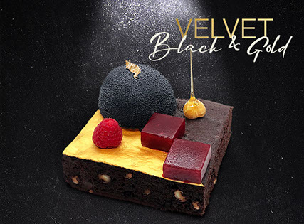 Velvet – Black & Gold
