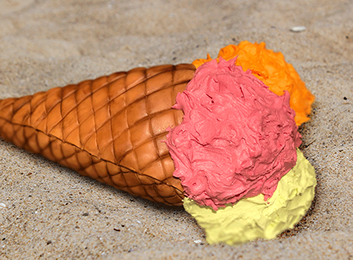 Eistüte „Gelato al Spiaggia“