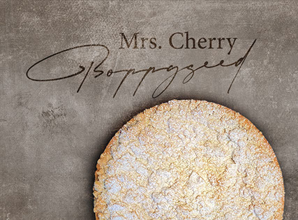Mrs. Cherry Poppyseed, Mohnkuchen mit Kirschen